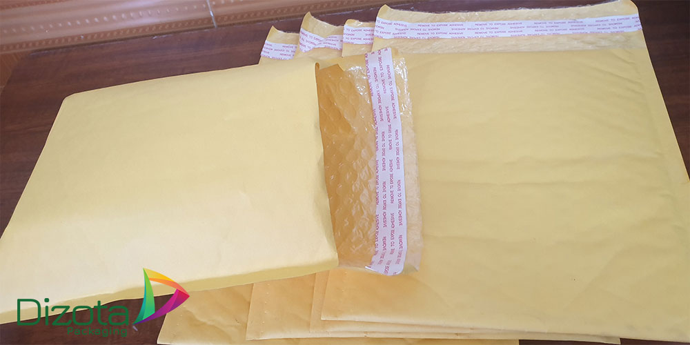 Túi giấy lót bóng khí chuyển bưu phẩm tại Dizota Packaging