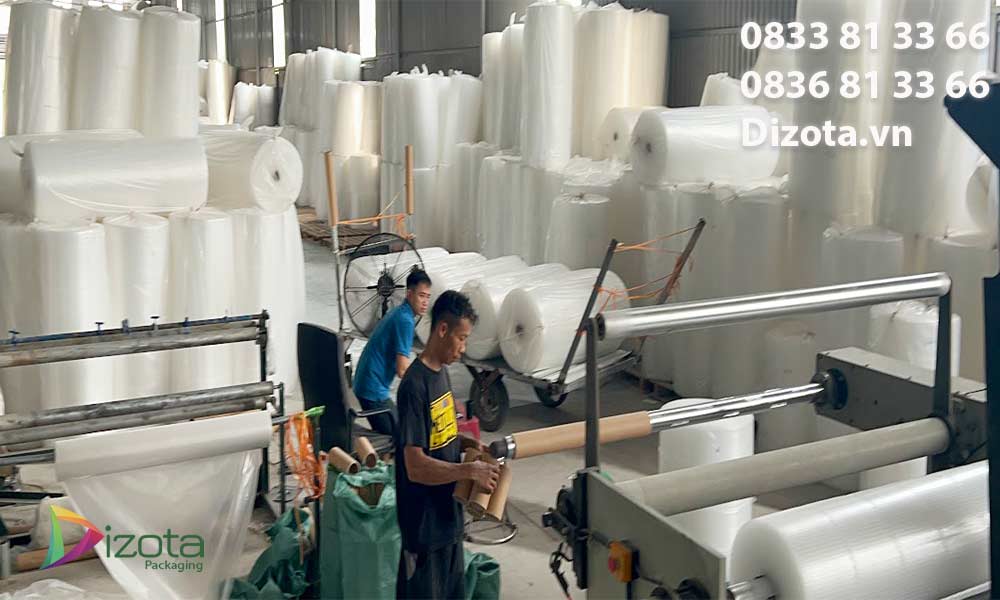 Xưởng sản xuất xốp bong bóng khí gói hàng Chương Mỹ