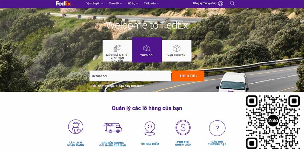 FedEx - vận chuyển hàng Việt Nam đi Quốc Tế